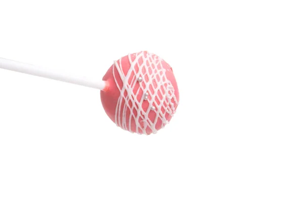 Candy Cake Pop Izolované Bílém — Stock fotografie