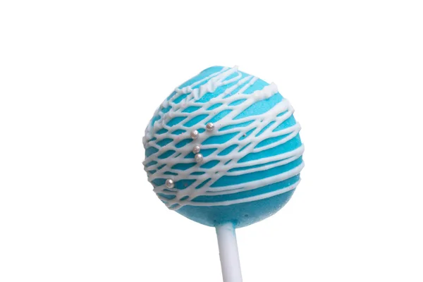 Candy Cake Pop Izolované Bílém — Stock fotografie