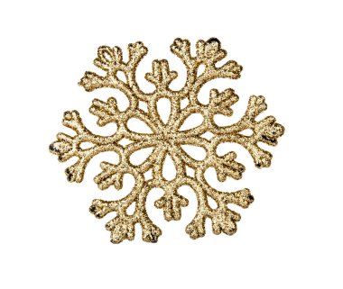 kar tanesi üzerinde beyaz izole fotoğrafı