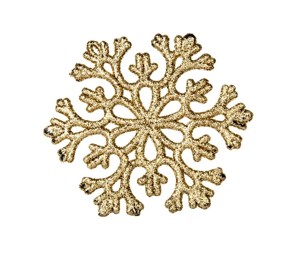 kar tanesi üzerinde beyaz izole fotoğrafı