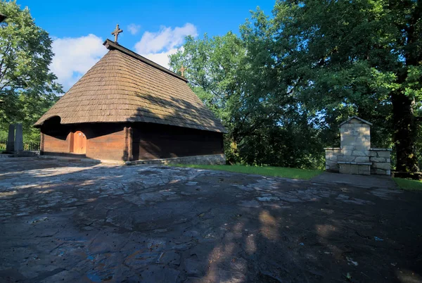 The log-built church near Krupa na Vrbasu