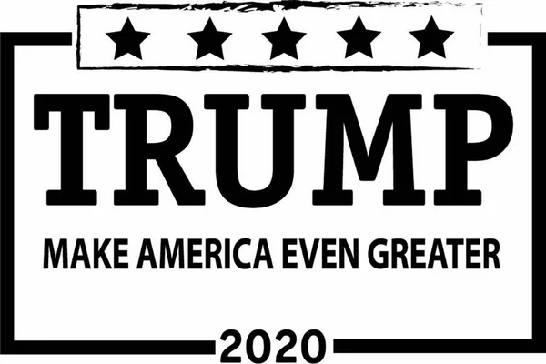 Trump 2020 Png Trump 2020 Trump Svg Trump Amerika Daha — Stok Vektör