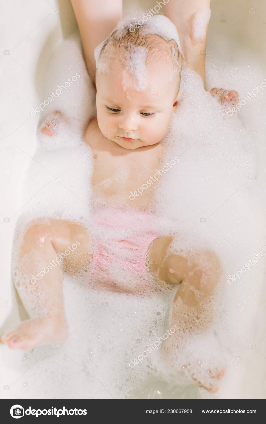 infant bath foam