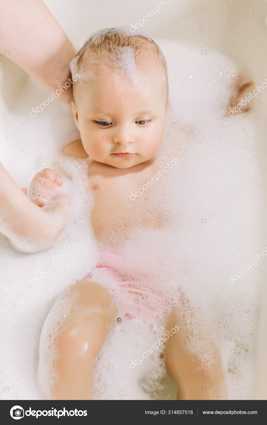 infant bath foam