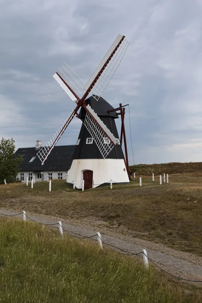 Vecchio mulino a vento danese — Foto Stock