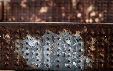 Metal doku arka planında soyut pas deseni