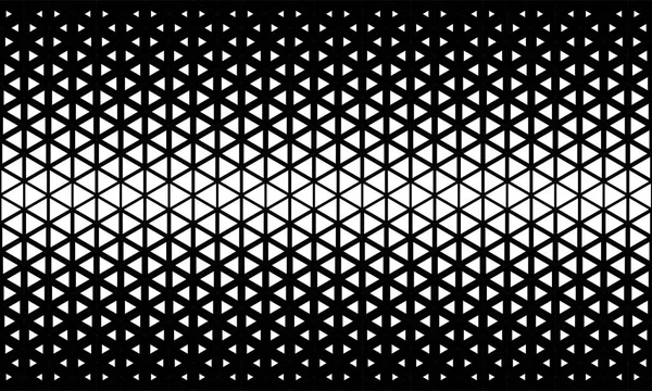 抽象的な黒と白のグラフィックの三角形ポリゴン — ストックベクタ