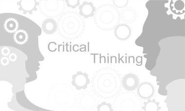 Yaratıcı çözüm kavramı eleştirel düşünme. Beyin fırtınası problem çözme. İş vektör çizim.