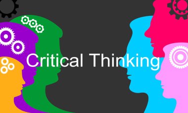 Yaratıcı çözüm kavramı eleştirel düşünme. Beyin fırtınası problem çözme. İş vektör çizim.