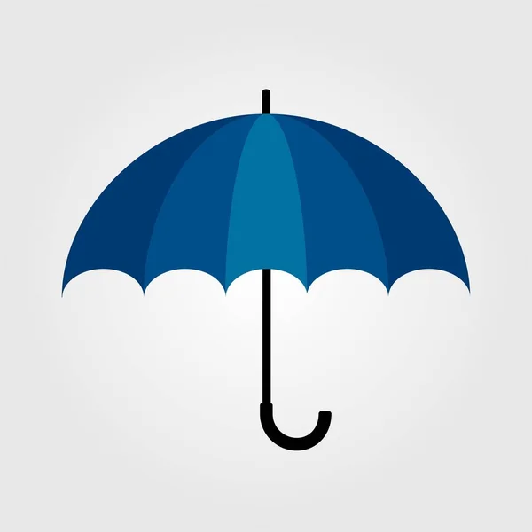 Umbrella Icon Vector Illustration Rain Protection Symbol Flat Design Style — Stock Vector