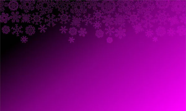 Kerstmis Illustratie Met Sneeuwvlokken Verloop Achtergrond Roze Kleuren Vector Grafische — Stockvector