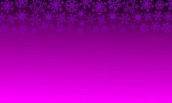 Weihnachten Illustration Mit Schneeflocken Auf Gradienten Hintergrund Rosa Farben Vektorgrafische — Stockvektor