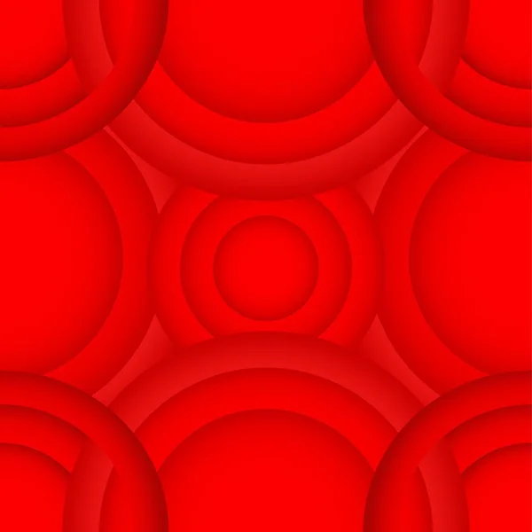 Trendy Naadloze Rood Patroon Met Cirkels Moderne Stijlvolle Abstracte Textuur — Stockvector