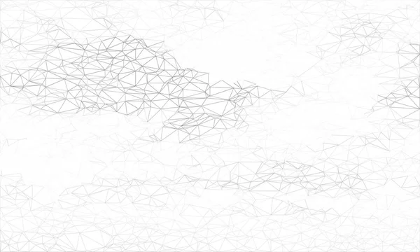 Многоугольная Абстрактная Сетка Wireframe Векторный Многоугольник Состоящий Треугольников Геометрический Фон — стоковый вектор