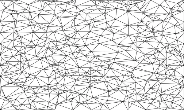 와이어 프레임 다각형 집입니다 삼각형으로 다각형 네트워크 스타일에 기하학적 — 스톡 벡터