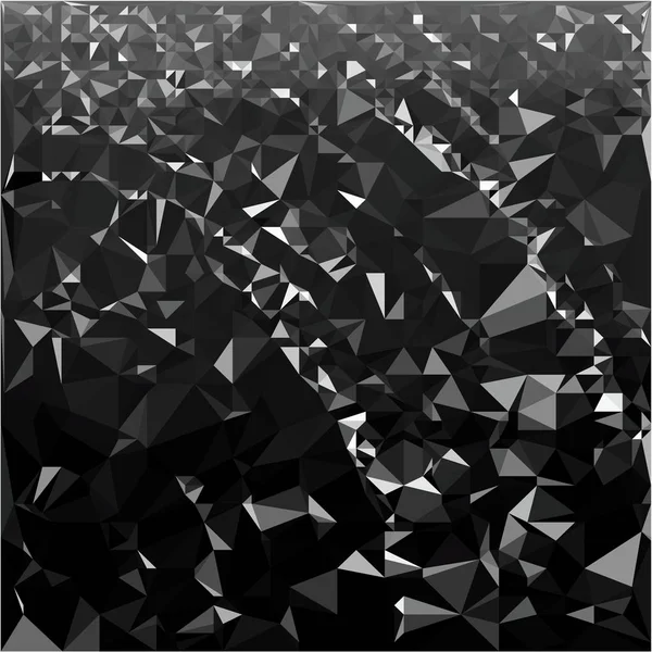 Triângulo Poligonal Abstrato Fundo Escuro Polígono Vetorial Que Consiste Triângulos —  Vetores de Stock