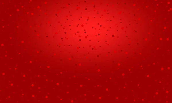 Glitzertextur Mit Punkten Auf Rotem Hintergrund Vektorgrafisches Muster — Stockvektor