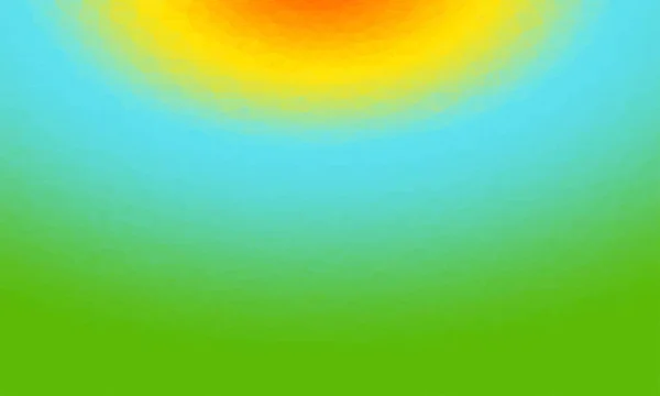 Fondo Polígono Abstracto Con Colores Puesta Sol Nubes Hierba Patrón — Archivo Imágenes Vectoriales