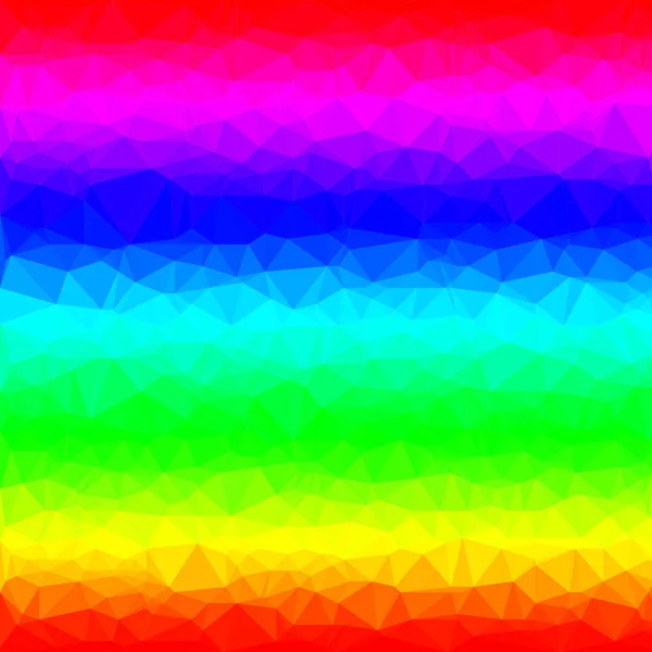 Fondo Polígono Abstracto Con Colores Arco Iris Patrón Compuesto Por — Archivo Imágenes Vectoriales