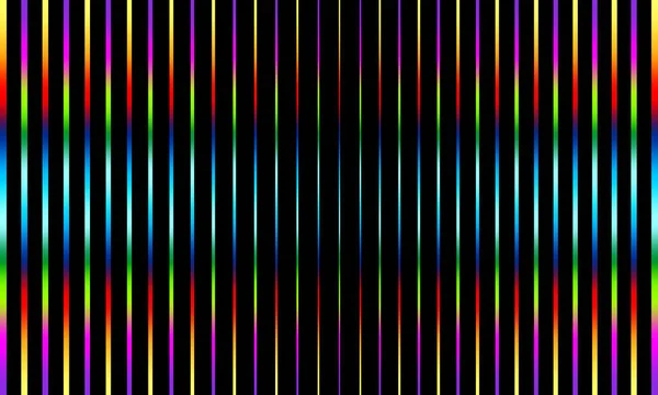 Abstract Dark Vector Background Vertical Stripes Rainbow Colors — Stock Vector