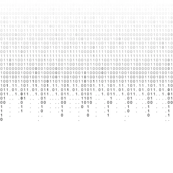 下降的二进制代码背景 数字技术壁纸 向量图表例证 — 图库矢量图片