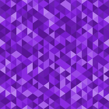 Soyut çokgen mor grafik üçgen seamless modeli. Vektör grafik arka plan.