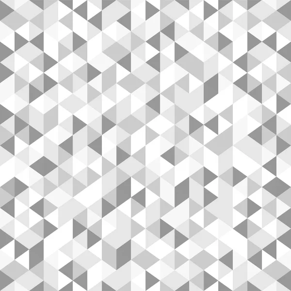 Patrón Abstracto Polígono Gris Blanco Triángulo Gráfico Sin Costura Fondo — Vector de stock