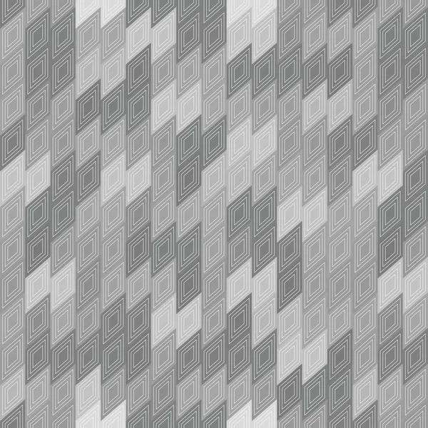 Rhomboids와 패턴입니다 회색조로 그래픽 일러스트 — 스톡 벡터