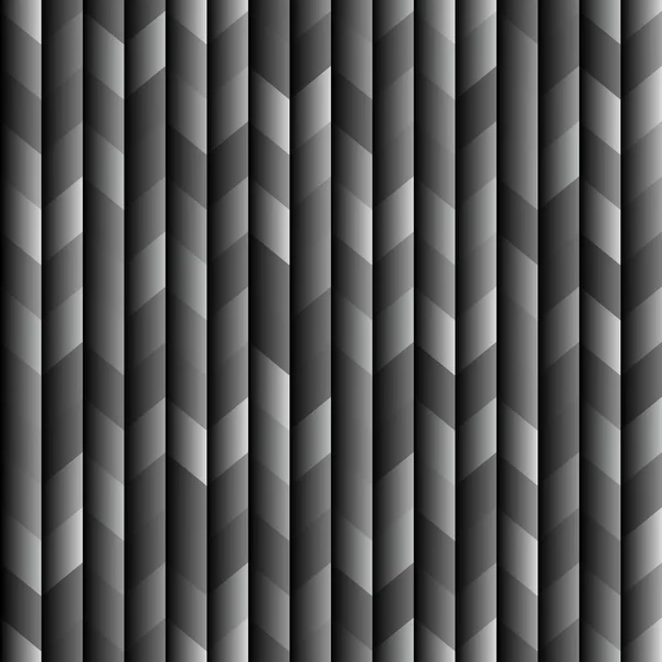 抽象黑暗无缝背景样式与菱形 灰度中的矢量3D 图形插图 — 图库矢量图片