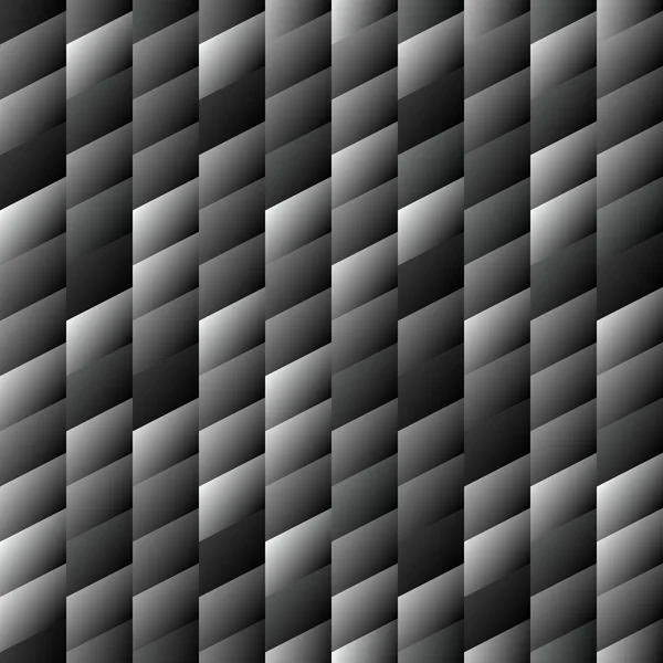 抽象黑暗无缝背景样式与菱形 灰度中的矢量3D 图形插图 — 图库矢量图片
