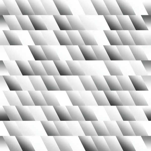 Abstract Light Seamless Background Pattern Rhomboids Vector Graphic Illustration Grayscale — Stock Vector