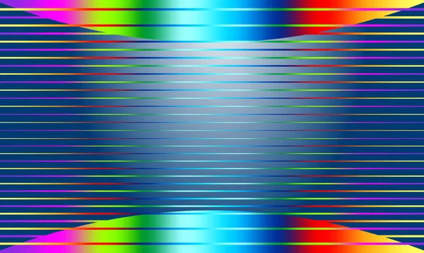 Fond Vectoriel Bleu Abstrait Avec Forme Lignes Couleurs Arc Ciel — Image vectorielle