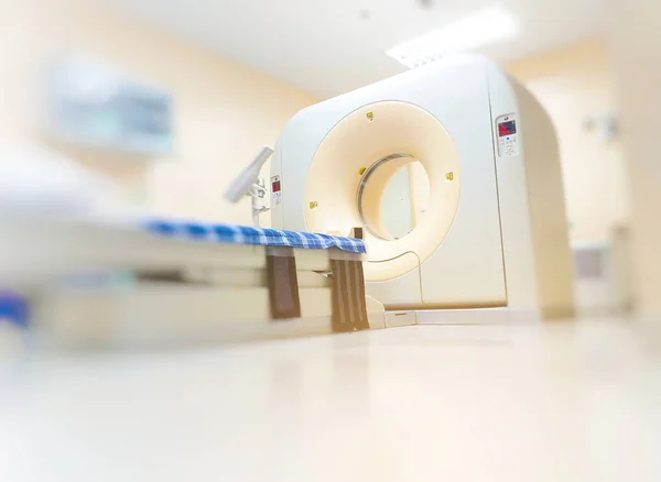 Blurry close up CT scan an advance technology for medical diagno — Stock Photo, Image
