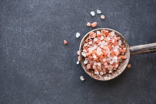 Himalayan salt. Healthy food. Natural organic crystals. Cooking ingredients