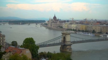 Budapeşte yerler Danube üzerinde