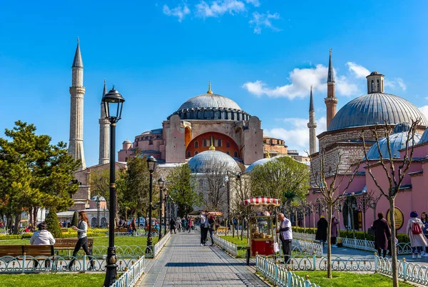 Parco vicino a Hagia Sophia — Foto Stock