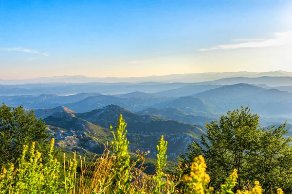 Горный хребет Черногории — стоковое фото