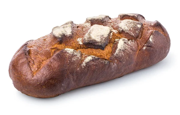 Bruin Lang Brood Geïsoleerd Een Witte Achtergrond — Stockfoto