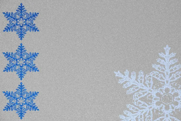 Een Glitter Achtergrond Met Sneeuwvlokken Gekleurd Achtergrond — Stockfoto