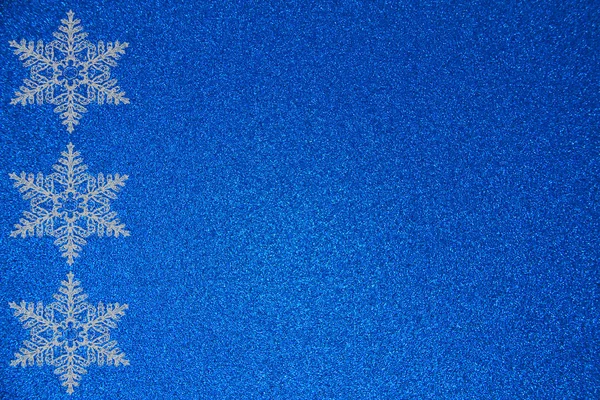 Een Glitter Achtergrond Met Sneeuwvlokken Gekleurd Achtergrond — Stockfoto