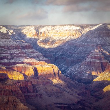 Büyük Kanyon 'da akşam, Arizona, ABD