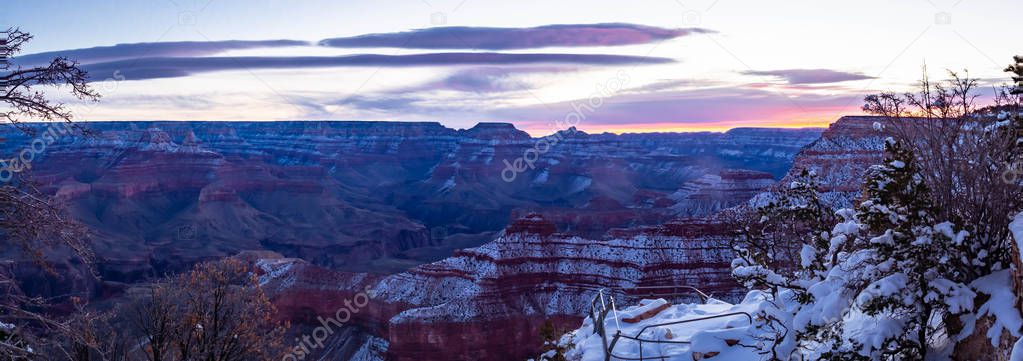 Grand Canyon Winter Panorama