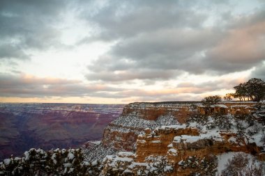 Büyük Kanyon 'da kış, Arizona, ABD