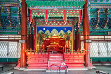 Gyeongbokgung Sarayı Kraliyet Taht Odası