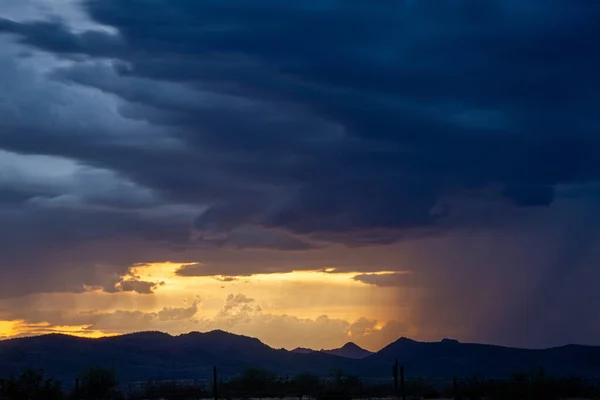 A sunset image of a monsoon