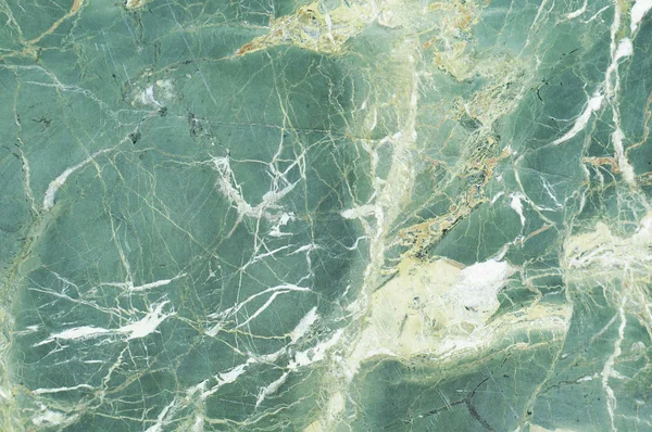 Texture Marmo Verde Con Venature Chiare Modello Naturale Perfetto Sfondo — Foto Stock