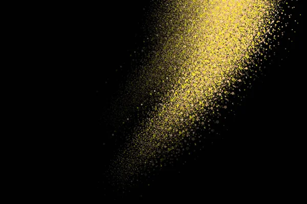 Explosão Brilho Dourado Splashes Partículas Douradas Textura Granulada Abstrata Isolada — Fotografia de Stock