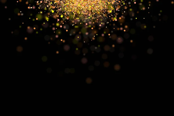 Gold Glitter Explosion Splashes Golden Particles Abstract Grainy Texture Isolated Royalty Free Stock Photos
