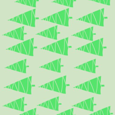 Soyut noel ağaçlarının dikişsiz desen