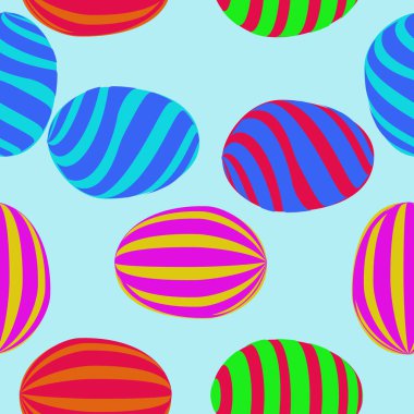 Soyut renkli topların dikişsiz deseni